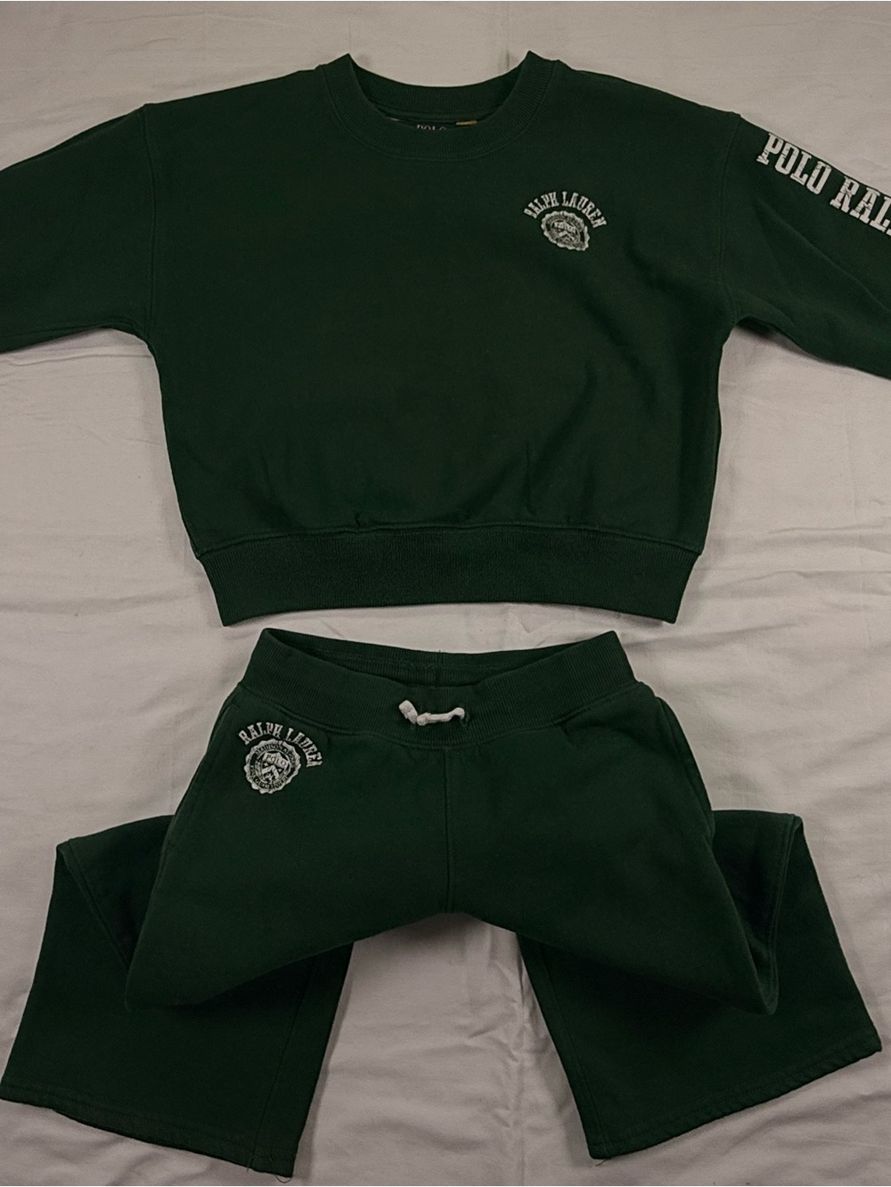 Polo by Ralph Lauren Kids Forest Green Sweatshirt & Joggers Set